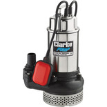 Clarke DWP200A 2" 1500W 600Lpm 10m Head Submersible Dirty Water Pump With Float Switch (230V)