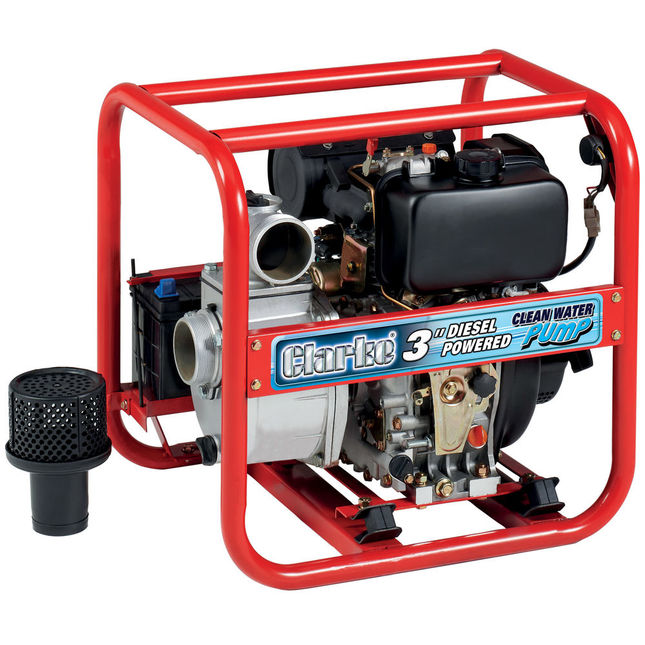 Clarke WPD75 3" Diesel Powered Water Pump