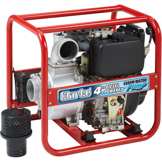 Clarke WPD100 4" Diesel Powered Water Pump