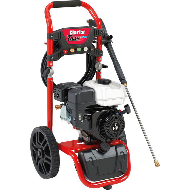Clarke Tiger 3200 7.0HP Petrol Pressure Washer 220 Bar (3200 psi)
