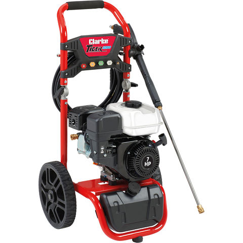 Clarke Tiger 3200 7.0HP Petrol Pressure Washer 220 Bar (3200 psi)