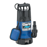 Clarke PSV4A 1½" 750W 216Lpm 8m Head Dirty Water Submersible Pump with Float Switch (230V)