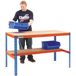 Clarke CWB300LS Heavy Duty Workbench with Shelf