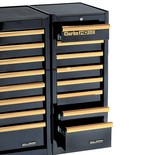 Clarke SL41BGC HD Plus 8 Drawer Side Locker (Black & Gold)