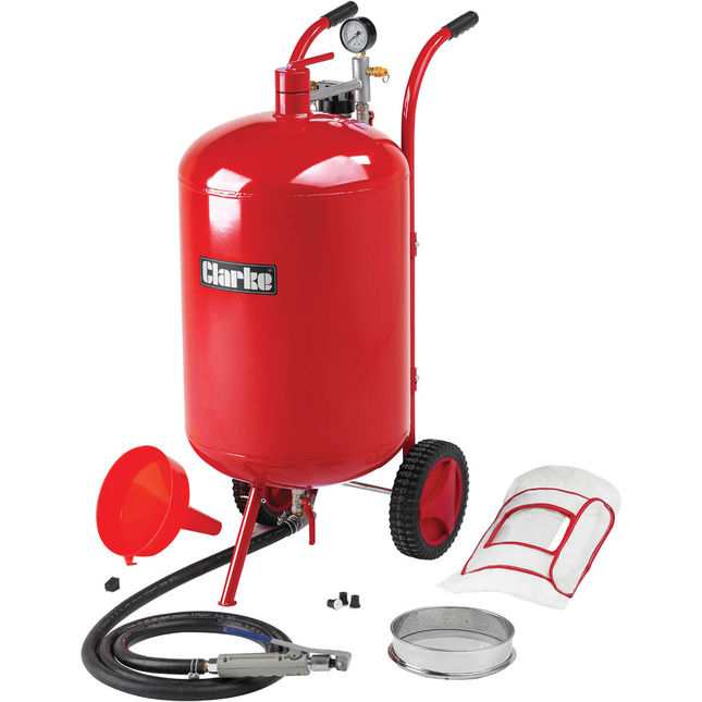 Clarke CPSB200B 63L Pressurised Sandblaster