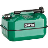 Clarke LB10G 10 Litre Large Base Metal Fuel Can (Green)