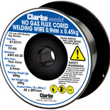 Clarke Weld No Gas Flux Cored Welding Wire 0.9mm x 0.45kg